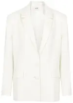 Aexae Cotton-blend Blazer - White - XS (UK6 / XS) XS (UK6 / XS)