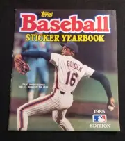 1985 Edition Topps Baseball Sticker Yearbook Dwight Gooden Cover NO STICKERS.