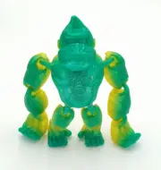 Articulated SQUISHY Donkey Kong Rainbow Colors 6" 3D Printed Figure TPU