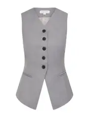 FRIEND OF AUDREY | The Grey Marle Vest Top in Grey Marle | The UNDONE