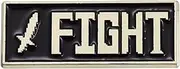 Fight Video Gaming Pin Badge