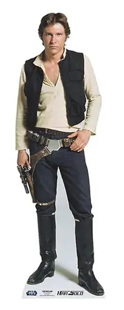 Han Solo - Star Wars Lifesize Cardboard Cutout / Standee (Harrison Ford)