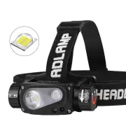 200B-2 XHP50 LED Headlamp Motion Sensor Headlight Flashlight 18650/21700 USB Rechargeable Head Lamp Torch 10 Lighting Mo