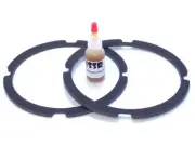 2 - 6" Pro-Grade Speaker / Subwoofer Chip Gaskets - adhesive incl - 2CHIP6