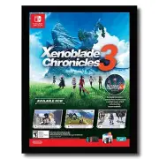 2022 Xenoblade Chronicles 3 Framed Print Ad/Poster Nintendo Switch 3DS Promo Art