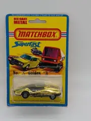 Matchbox Superfast #85-X Golden X Original Blister Lesney 1976 Made In England