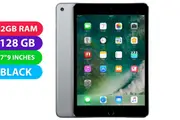 Apple iPad Mini 4 Cellular (128GB, Black) - Grade (Excellent)