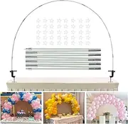 YALLOVE Table Balloon Arch Kit, 12FT Balloon Garland Stand for Party Decoration