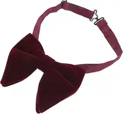 [LIFKOME] Velvet Bow Tie for Men Big Bow Ties Bowtie Suit Accessories for Formal Events Weddings Proms and Special Occasions