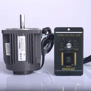 220V 25W Optical Axis Deceleration Geared AC Motor 1250rpm with Speed Controller
