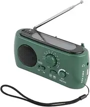 MERRYHAPY Emergency Hand Crank Radio Mini Flashlight Torch Portable Power Bank Charging for Outdoor Camping