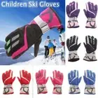 Children Ski Gloves Long-sleeved Mitten Windproof Waterproof Snow Snowboard