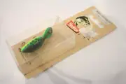 1980's Heddon Mini Tad Tadpolly Green Crawdad Pattern Trout Fishing Lure