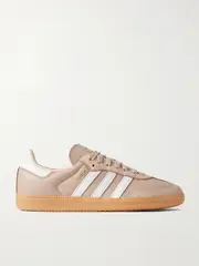 [adidas Originals] adidas Originals - Samba Og Leather And Suede Sneakers - Beige - UK 10 UK 10 Neutrals