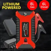 99800mAh 12V Car Jump Starter Pack Booster Charger Battery Power Bank Portable.