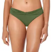 Seafolly Twist Band Mini Hipster Bottom Khaki AU 12 (US 8)