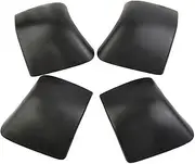 ADCCH Car End Covers ABS Plastic Roof Rack End Covers Compatible for Tesla Model Y 2021-2022 10.2x9.8cm Waterproof Cap Rail Shell