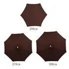 Patio Umbrella Canopy Top Cover Polyester Sunshade for Beach Terrace Lawn