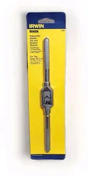 Irwin Hanson Tap & Reamer Wrench Adjustable Handle For Tap Sizes #0-1/2" #12088
