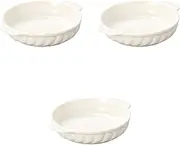 Set of 3 NB401 6- Au Gratin [7.5 x 6.3 x 1.6 inches (19 x 16 x 4 cm) | Setomonohonpo Ceramic Au Gratin Dish