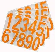 Mailbox Numbers Reflective Stickers for Outside,4 Sets(0-9) Vinyl Numbers Decals for Letterbox Signs Bin House Door Racing Cars Trucks Home Business Address Numbers (0.87"x1.89", Yellow)