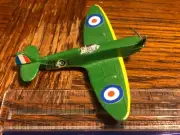 British Spitfire IX WWII plane Die-cast Model metal made in Hon Kong A119