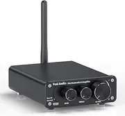 Fosi Audio BT10A Bluetooth 5.0 Amplifier Stereo Power Amplifier, 2 Channel Class D Mini Hi-Fi Integrated TPA3116 Audio Amp, for Home Speakers 50W x 2, with 19V 4.74A AU Power Supply