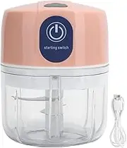 Mini electric garlic shredder food processing machine vegetable meat grinder USB charging