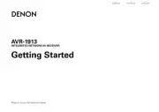 Denon AVR-1913 Receiver Amplifier Owners Manual