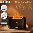 LED Flame Aromatherapy Diffuser Essential Oil Ultrasonic Air Humidifier Purifier
