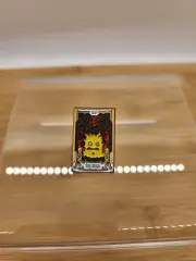Calcipher Studio Ghibli Pin Enamel Pin Howl's Moving Fire : The Devil Tarot Card