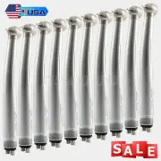 10pcs NSK Style Dental High Speed Fast Speed Handpiece Push Button 4 Holes Asr