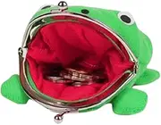 [Dusehu] Cartoon Plush Coin Purse | Anime Cosplay Plush Purses | Cartoon Animal Frog Coin Pouch Key Credit Card Holder for Halloween Cosplay, Themed
