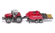 NEW FARMER SIKU 1951 Ferguson MF8690 Tractor & Baler 1:50 Diecast Model Vehicle