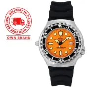 Ratio FreeDiver 1000M Quartz Orange Dial Diver's Men's Watch 1038EF102V-ORG-V02
