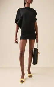 [Jacquemus] Trapeze Draped Mini Dress