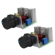 2 Pcs Speed Controller for AC Motor AC 220V 2000W Thyristor Motor Speed7691