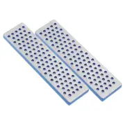 100mm Extra-Coarse Ski Snowboard 2Pcs Diamond Stone Edge Files,Blue