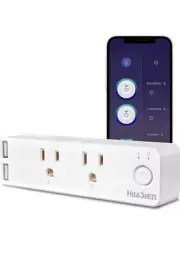 Smart Plug Outlet Extender WiFi Plug Compatible with Alexa and Google Home
