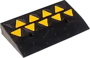 Rubber Curb Ramp,Car Ramp,Threshold Ramp, Step Ramp,Entry Ramp,Handicap Ramp,for Cars,Wheelchairs, Bicycles, Motorcycles, with Stable Grid Structure