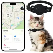 Cat Tracker GPS Collar for Cats Electronic Pet Locator Waterproof Compatible ...