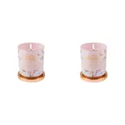 2x Mum Candle Vanilla Fragrance Smell 45hr Burn Time 9x8cm Keepsake Gift Set