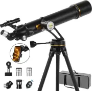 Telescope,90 Mm Aperture 700 Mm - Vertisteel AZ Mounting Base,Telescope for Astr