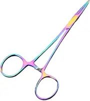 Curved Dog Grooming Scissors - Ears Hair Shear Puller,Professional Pet Grooming Tool Facial Trimmer for Ear Hair, Nose Hair, Paw Hair