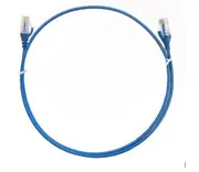 8ware CAT6 Thin Cable 1.5m / 150cm - Blue Color Premium RJ45 Ethernet Network LAN UTP Patch Cord 26AWG