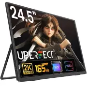 24.5" 165Hz Gaming Monitor 2K 2560x1440 PC Display for PS4/5 Xbox and Laptop