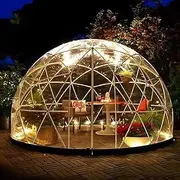 Bubble Tent Garden Dome House, 3.6m Inflatable Bubble Tent Camping Tent Transparent Bubble Tent for DIY Outdoor Backyard Camping