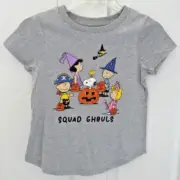 NWT, Girl Peanuts Halloween T-shirt "Squad Ghouls" Snoopy, Charlie Brown, Size M
