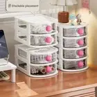 Stackable Storage Cabinet Drawer Type Storage Shelf New Desktop Storage Box