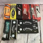 Callaway Tour Golf Balls + Nike Golf Balls + Bridgestone Golf Balls with LOGOs